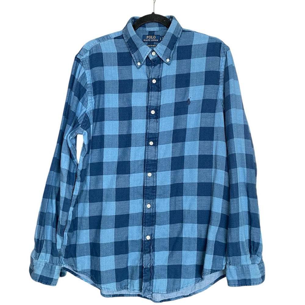 Polo Ralph Lauren Classic Fit Plaid Double-Faced Shirt Size Large - Picture 3 of 6